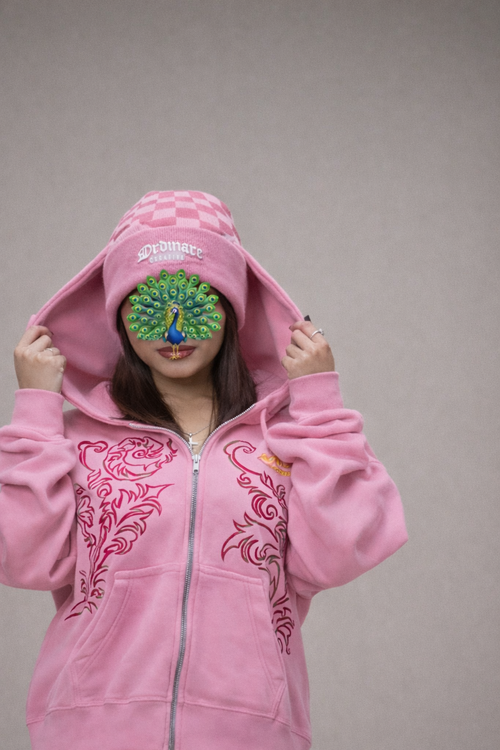 Limited Edition Valentine Maison Hoodie – "Pink" Colorway