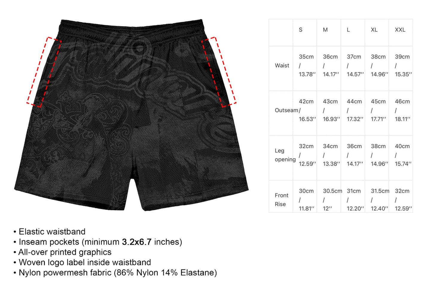 Ordinare SS26 Mesh Shorts (Green)